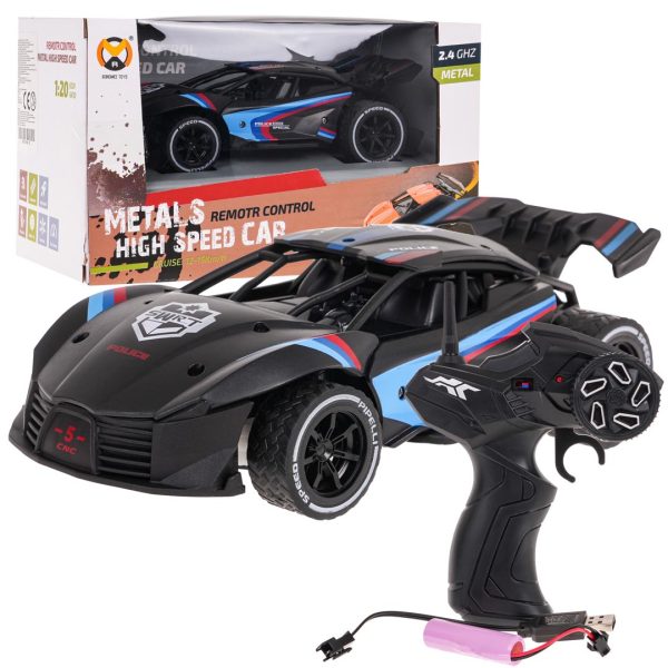 Speed ​​car 1:20 R/C Black - Image 8