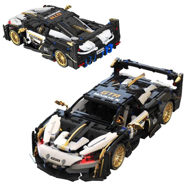 Sports Car Brick Set White/Black 1242pcs. - Image 3