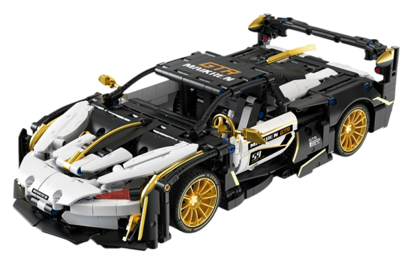 Sports Car Brick Set White/Black 1242pcs. - Image 4