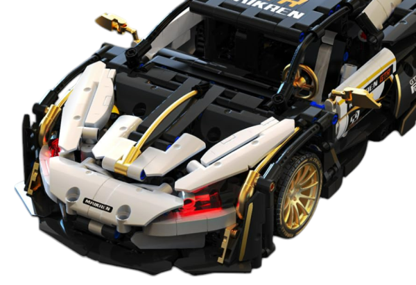 Sports Car Brick Set White/Black 1242pcs. - Image 7