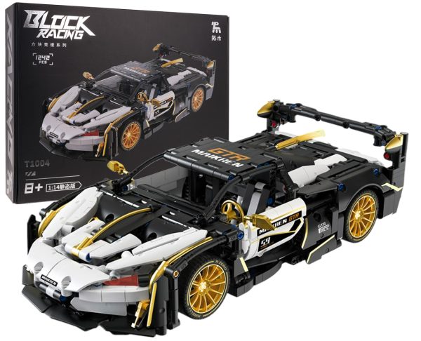 Sports Car Brick Set White/Black 1242pcs. - Image 9