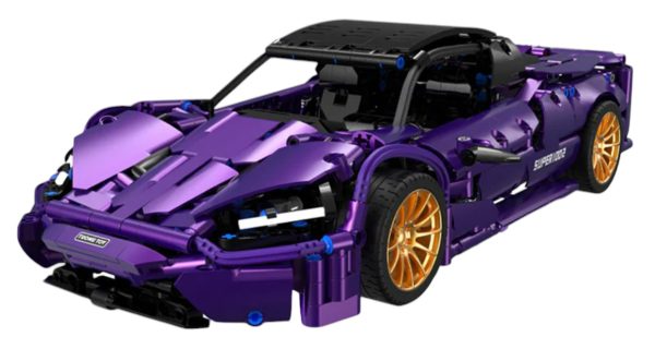 Sports Car Brick Set Purple 1273pcs. - Image 5