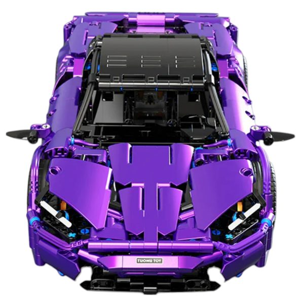 Sports Car Brick Set Purple 1273pcs. - Image 6