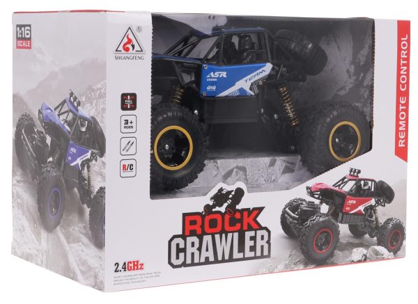 Buggy na daljinsko upravljanje MONSTER ROCK R/C 1:16 - plavi - Image 3