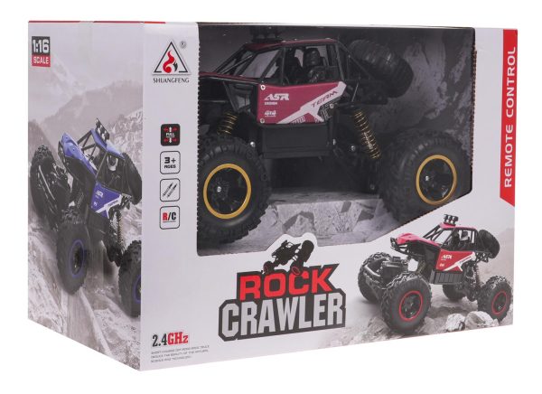 Buggy na daljinsko upravljanje MONSTER ROCK R/C 1:16 - crveni - Image 2