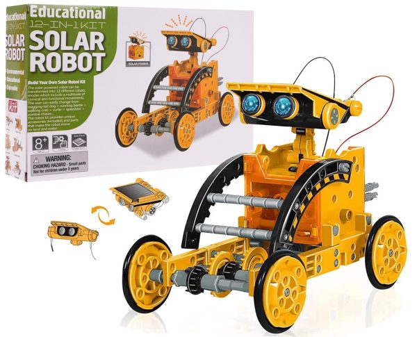 12in1 Solar Vehicle Set Orange - Image 3