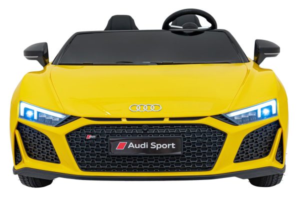 Licencirani auto na akumulator Audi R8 Spyder LIFT - dvosjed - žuti - Image 14