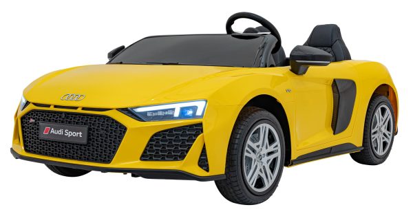 Licencirani auto na akumulator Audi R8 Spyder LIFT - dvosjed - žuti - Image 16