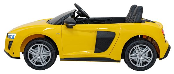 Licencirani auto na akumulator Audi R8 Spyder LIFT - dvosjed - žuti - Image 17