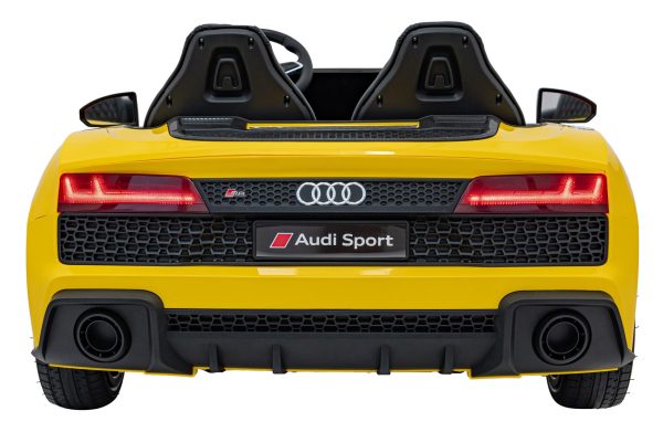 Licencirani auto na akumulator Audi R8 Spyder LIFT - dvosjed - žuti - Image 19