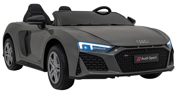 Licencirani auto na akumulator Audi R8 Spyder LIFT - dvosjed - sivi - Image 25