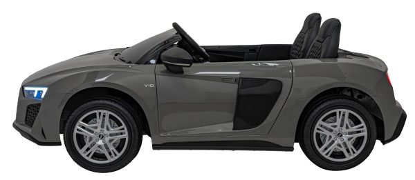 Licencirani auto na akumulator Audi R8 Spyder LIFT - dvosjed - sivi - Image 27