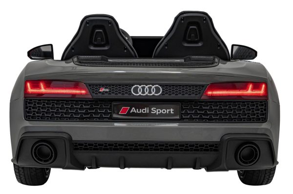 Licencirani auto na akumulator Audi R8 Spyder LIFT - dvosjed - sivi - Image 29