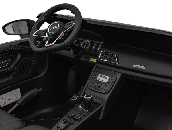 Licencirani auto na akumulator Audi R8 Spyder LIFT - dvosjed - sivi - Image 31