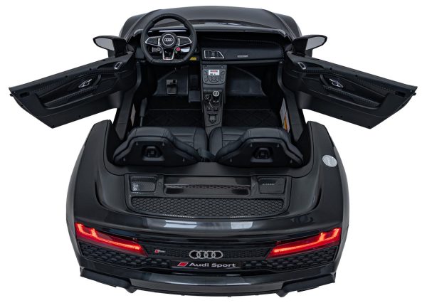 Licencirani auto na akumulator Audi Spyder R8 LIFT STRONG - dvosjed - crni - Image 33