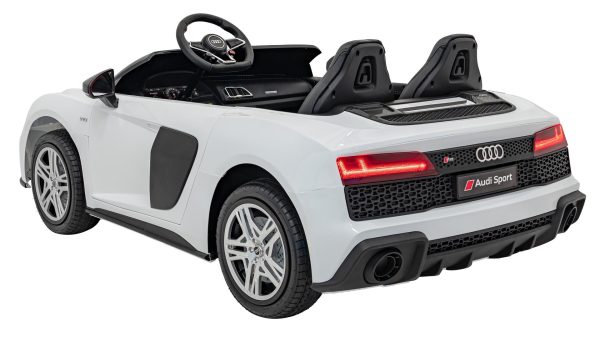 Licencirani auto na akumulator Audi Spyder R8 LIFT STRONG - dvosjed - bijeli - Image 5