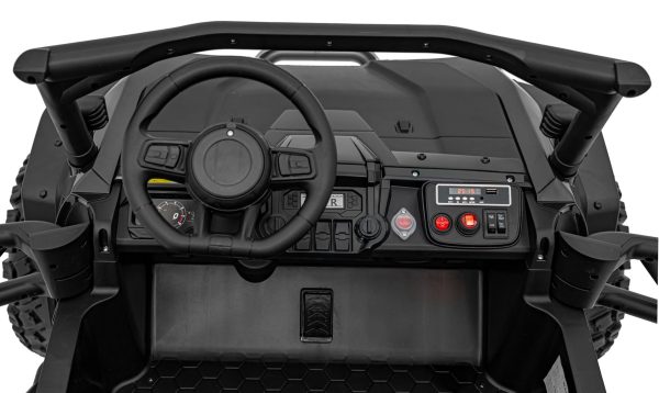 Licencirani buggy na akumulator HONDA 4x4 Off-Road - dvosjed - crni - Image 8