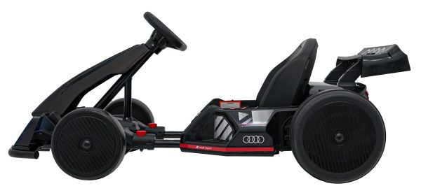 Licencirani Go-Kart na akumulator Audi DRIFT - crni - Image 3