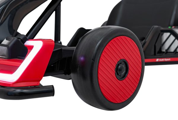 Licencirani Go-Kart na akumulator Audi DRIFT - crveni - Image 15