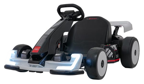 Licencirani Go-Kart na akumulator Audi DRIFT - bijeli - Image 10