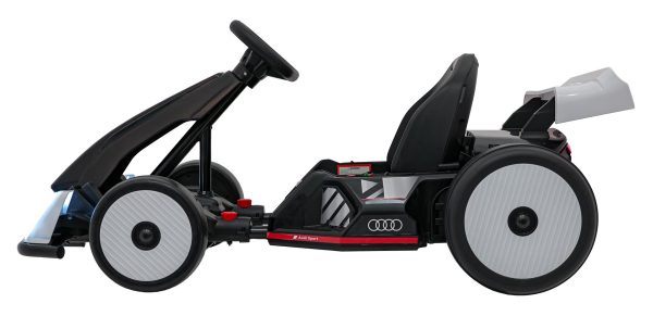 Licencirani Go-Kart na akumulator Audi DRIFT - bijeli - Image 11