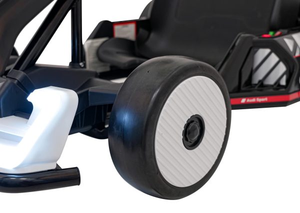 Licencirani Go-Kart na akumulator Audi DRIFT - bijeli - Image 16