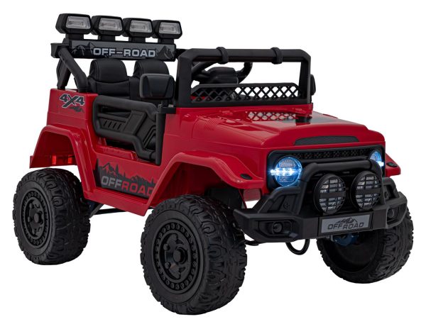 Auto na akumulator Off-Road CLIMBER 4x4 - crveni - Image 2