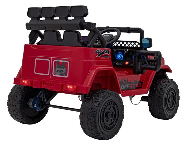 Auto na akumulator Off-Road CLIMBER 4x4 - crveni - Image 7