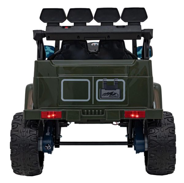 Auto na akumulator Off-Road CLIMBER 4x4 - zeleni - Image 6