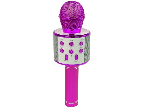 Dječji mikrofon za karaoke Model WS-858 - rozi - Image 2