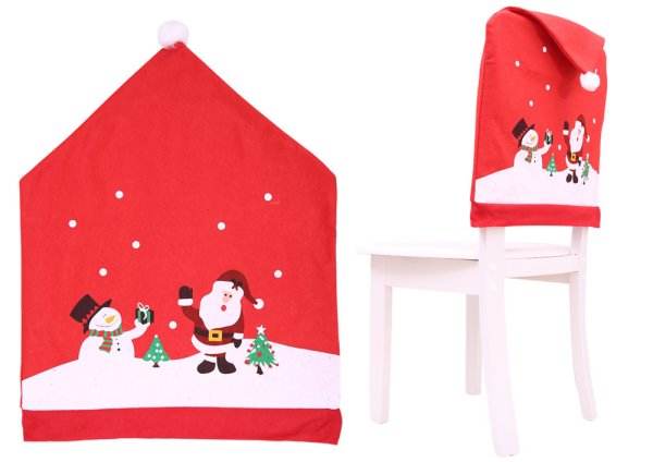 Chair Cover Christmas Red 60cm x 48cm 1pc.