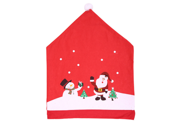 Chair Cover Christmas Red 60cm x 48cm 1pc. - Image 3