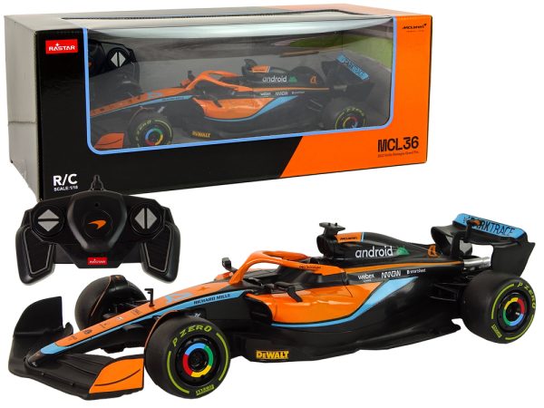 Licencirana formula na daljinsko upravljanje McLaren F1 1:18  - narančasta