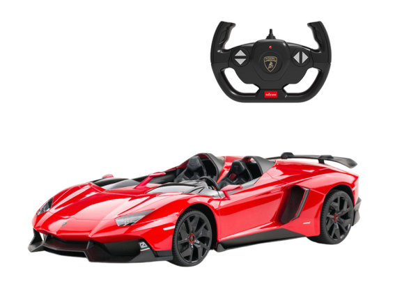 Licencirani auto na daljinsko upravljanje  Rastar 1:12 Lamborghini Aventador Cabrio - crveni - Image 2