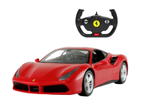 Licencirani auto na daljinsko upravljanje Rastar 1:14 Ferrari 488 GTB - crveni - Image 2