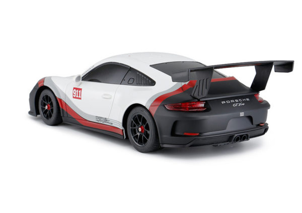 Licencirani auto na daljinsko upravljanje 1:18 Rastar Porsche 911 GT3 - bijelo/sivi - Image 3