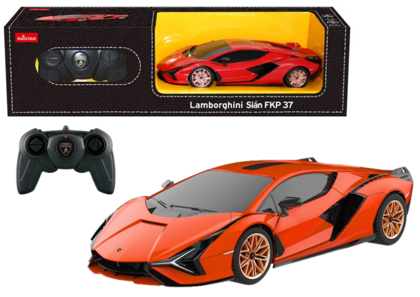 Licencirani auto na daljinsko upravljanje 1:24 Rastar Lamborghini Sian - narančasti