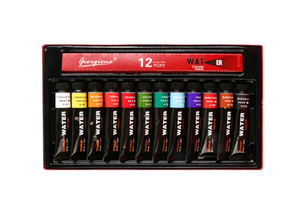 Acrylic Paint Set in a Tube 12 Colors - Image 4