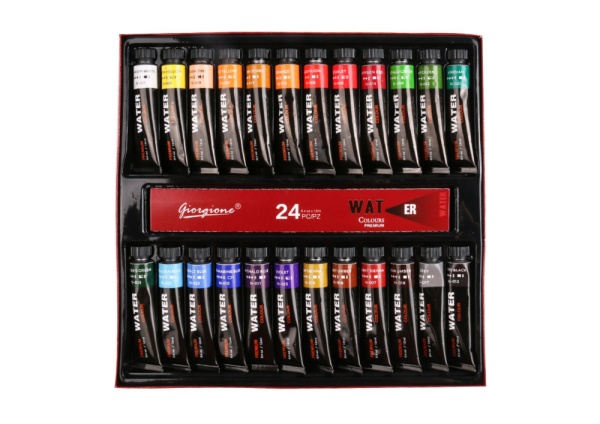 Acrylic Paint Set in Tube 24 Colors - Image 4