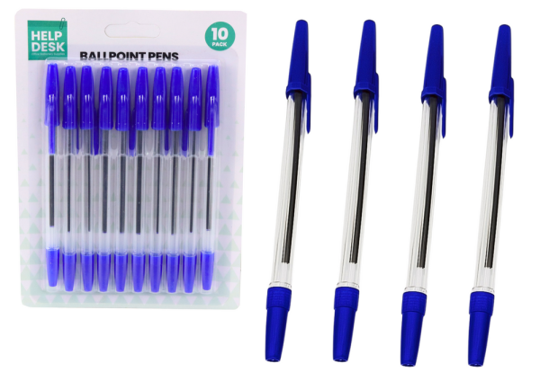 Classic Blue Pen Set 10 Pcs