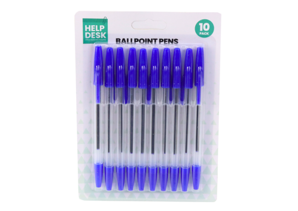 Classic Blue Pen Set 10 Pcs - Image 3