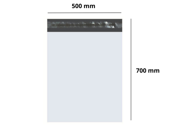 Kurirska folija za pakiranje – 100 komada – 500x700mm - Slika 3