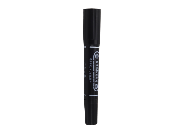 Double-Sided Waterproof Marker Set Black 10pcs. - Image 3