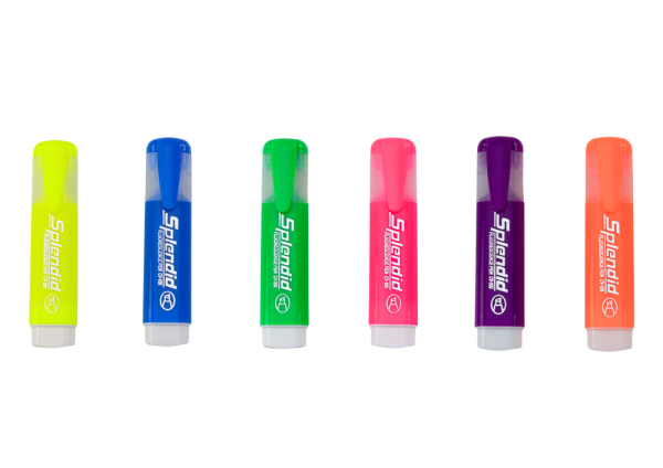 Highlighter Pen Set Pastel Colors 6pcs. - Image 2