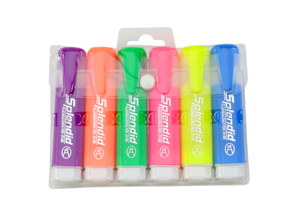 Highlighter Pen Set Pastel Colors 6pcs. - Image 4