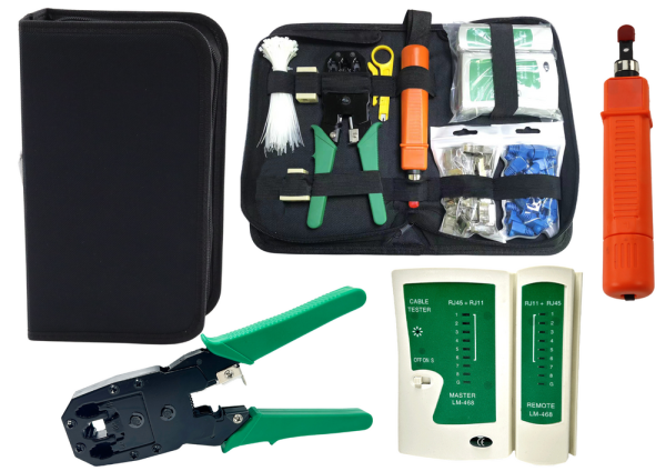 Network Tool Set 19in1 Cable Tester Crimping Tool