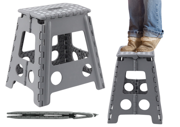 Folding Stool Stable and Multifunctional