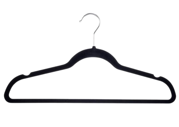 Set of Velvet Hangers Black 10 Pcs. - Image 2