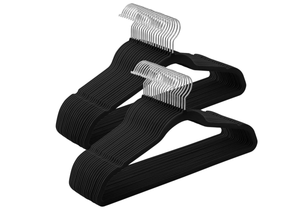 Set of Velvet Hangers Black 10 Pcs. - Image 3