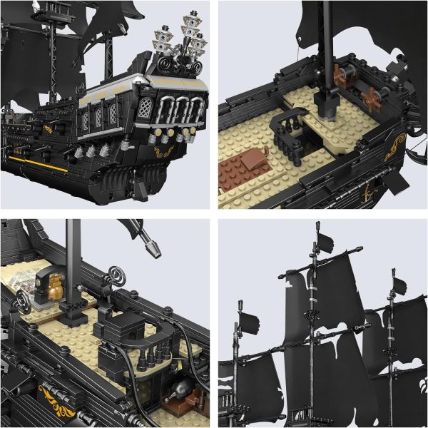 Blocks Pirate Ship Black Sail 2868el. - Image 8